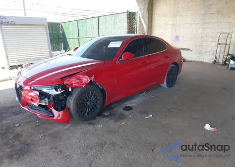 2021 Alfa Romeo Giulia Awd из США, поврежденный, VIN ZARFANAN0M7639593